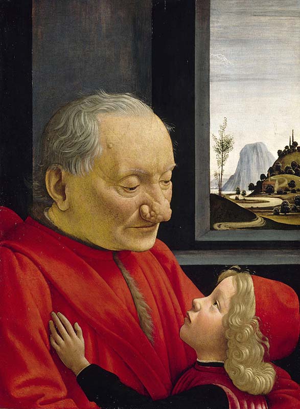 An Old Man and His Grandson